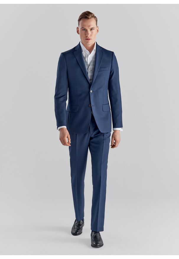 Pako Lorente - PAKO LORENTE – Marynarka garniturowa MERALD P00WB-3G-314-N. Okazja: na ślub cywilny, na wesele. Materiał: wełna. Styl: klasyczny