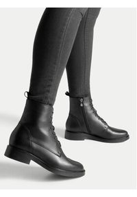 Gino Rossi - GINO ROSSI Trzewiki ANITA-25205PE Czarny. Kolor: czarny. Materiał: skóra #6