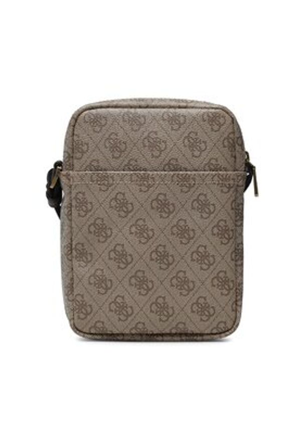 Guess Saszetka Vezzola Smart HMEVZL P3163 Beżowy. Kolor: beżowy. Materiał: skóra