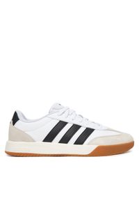 Adidas - adidas Sneakersy Vl Court 00S JR9818 Biały. Kolor: biały. Materiał: skóra, zamsz #1