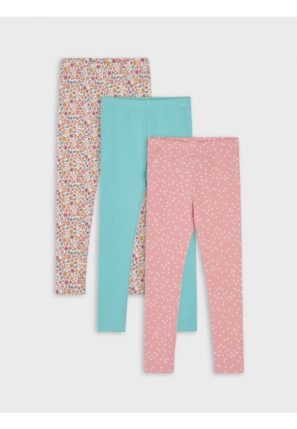 Sinsay - Legginsy 3 pack - wielobarwny. Materiał: bawełna