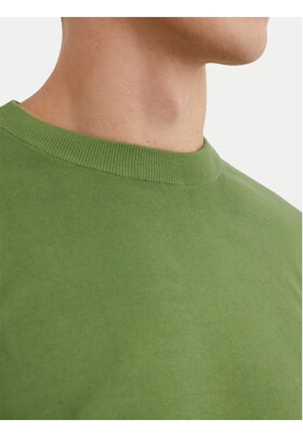 Marc O'Polo Sweter 522 5123 60248 Zielony Regular Fit. Typ kołnierza: polo. Kolor: zielony. Materiał: bawełna