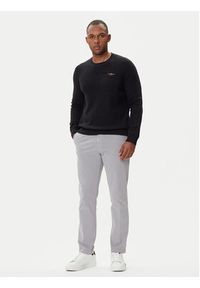 Aeronautica Militare Sweter 252MA1586UL00904 Czarny Regular Fit. Kolor: czarny. Materiał: bawełna #4