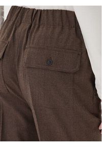 Weekend Max Mara Spodnie materiałowe Hataley 2525136022 Brązowy Regular Fit. Kolor: brązowy. Materiał: wełna #5