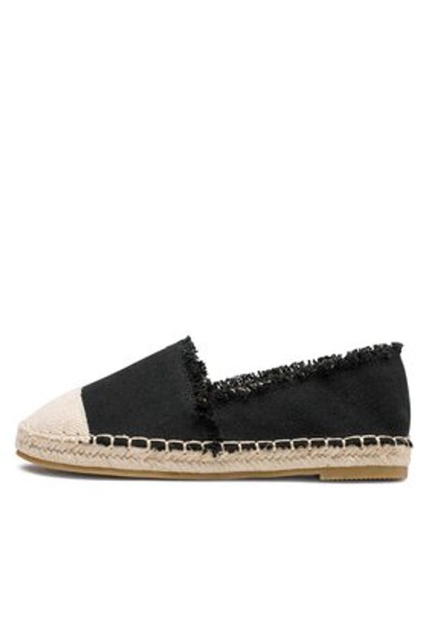 DeeZee Espadryle WSS990-196 Czarny. Kolor: czarny. Materiał: materiał