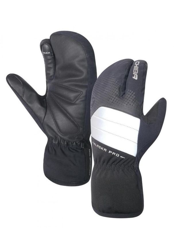 CHIBA - Mocno ocieplane rękawiczki sportowe unisex Chiba Alaska Pro. Kolor: biały, czarny, wielokolorowy. Sezon: zima