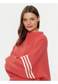 Adidas - adidas Bluza Neuclassics JI8521 Czerwony Oversize. Kolor: czerwony. Materiał: bawełna #5