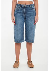 Elisabetta Franchi - Bermudy damskie jeansowe ELISABETTA FRANCHI. Materiał: jeans #4