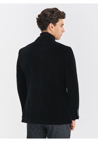 Pako Lorente - PAKO LORENTE – Czarna dwurzędowa marynarka męska. Okazja: na karnawał. Kolor: czarny. Materiał: poliester, bawełna #4