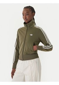 Adidas - adidas Bluza Firebird Classic KQ6531 Zielony Regular Fit. Kolor: zielony. Materiał: syntetyk #1