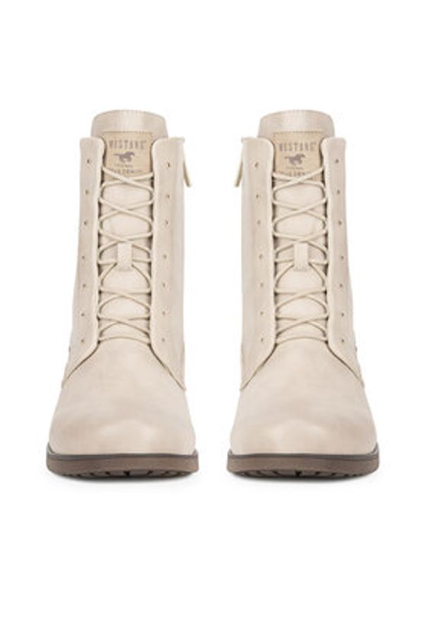 Mustang Trzewiki 1229-522 BIG Biały. Kolor: biały. Materiał: materiał