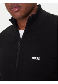 BOSS Sweter Momentum-X QZ 50547898 Czarny Regular Fit. Kolor: czarny. Materiał: syntetyk