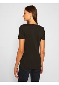 Tommy Jeans T-Shirt Tjw Skinny Stretch DW0DW09197 Czarny Slim Fit. Kolor: czarny. Materiał: bawełna #3