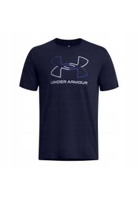 Under Armour - T-shirt Męski GL Foundation Uodate. Kolor: niebieski
