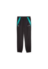 Spodnie dresowe tkane Puma MAPF1. Kolor: czarny. Materiał: dresówka. Styl: sportowy