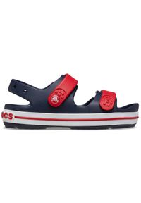 Dziecięce sandały Crocs CROCBAND. Kolor: czerwony, biały, niebieski, wielokolorowy. Styl: sportowy #1