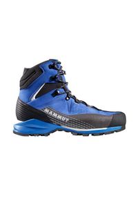 Buty trekkingowe męskie Mammut Kento Guide Ii High Gtx. Wysokość cholewki: za kostkę. Zapięcie: sznurówki. Kolor: wielokolorowy. Materiał: skóra. Szerokość cholewki: normalna. Sport: turystyka piesza