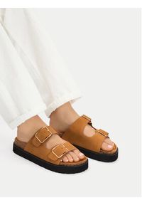 DeeZee Klapki CEO-LB-P2181 Brązowy. Kolor: brązowy. Materiał: skóra #7