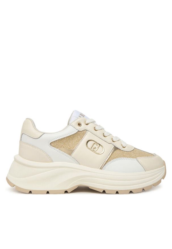 Liu Jo Sneakersy Eva 02 BF5031 PX738 Biały. Kolor: biały. Materiał: skóra