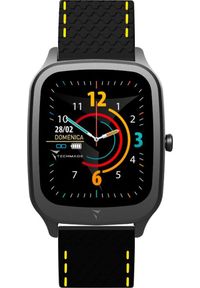 Smartwatch Techmade Smartwatch męski Techmade TM-VISIONB-BKSY czarny pasek. Rodzaj zegarka: smartwatch. Kolor: czarny