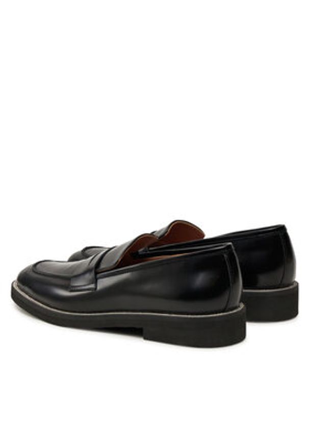 Pollini Lordsy SA10313G0LTGS000 Czarny. Kolor: czarny. Materiał: skóra