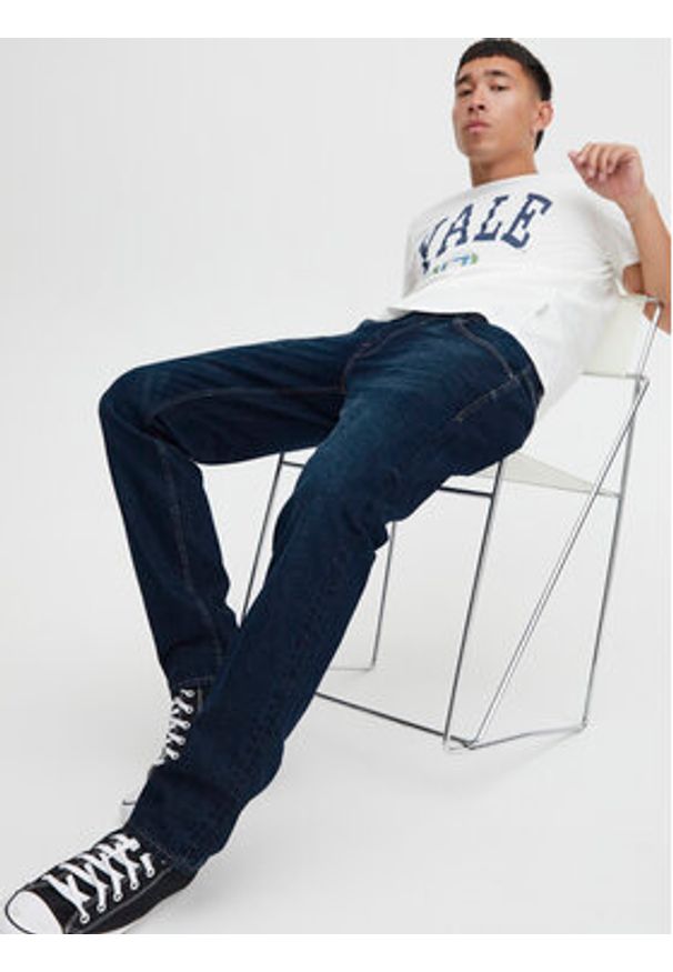 Blend Jeansy 20715705 Granatowy Slim Fit. Kolor: niebieski