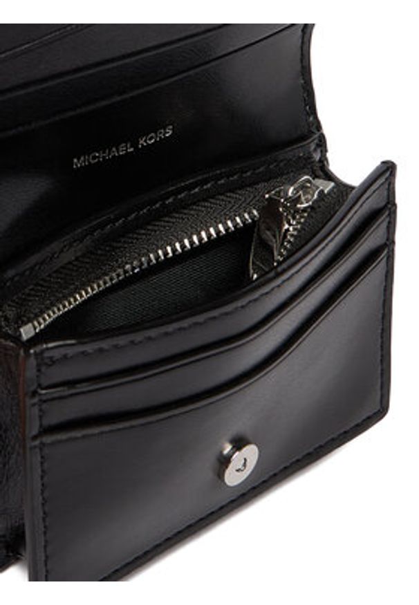 MICHAEL Michael Kors Portfel 32R6SNXD1L Czarny. Kolor: czarny. Materiał: skóra