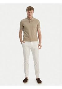 JOOP! Jeans Polo 15 JJJ-17Amare 30046012 Beżowy Modern Fit. Typ kołnierza: polo. Kolor: beżowy. Materiał: bawełna #4