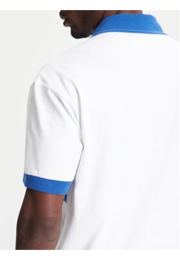 United Colors of Benetton - United Colors Of Benetton Polo 3MCYU301U Biały Regular Fit. Typ kołnierza: polo. Kolor: biały. Materiał: bawełna