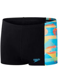 Kąpielówki chłopięce spodenki kąpielowe Speedo Digital Panel. Kolor: czarny