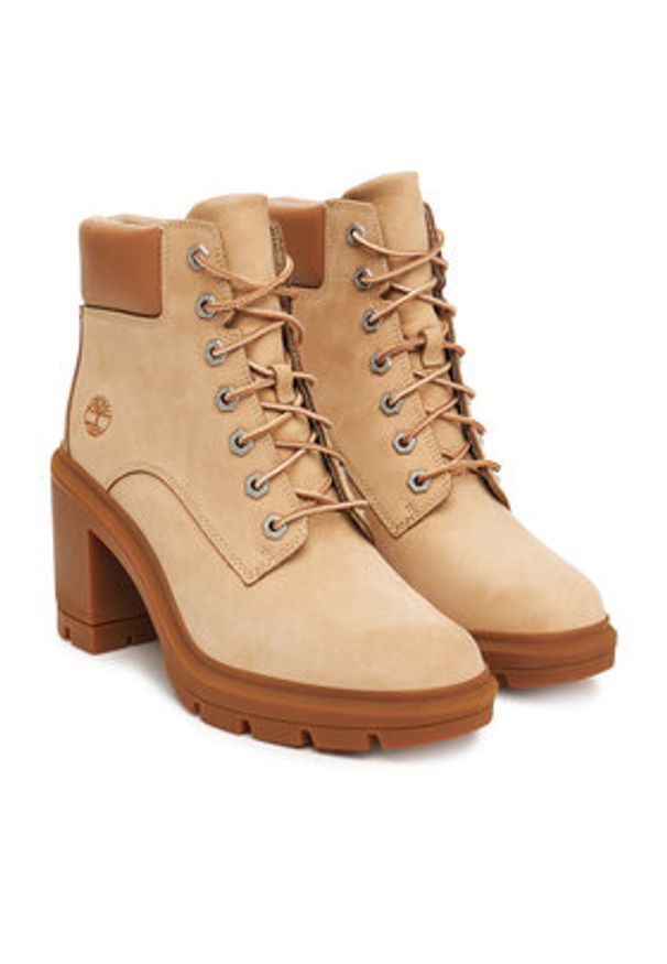 Timberland Trzewiki Allington TB0A2CKCEN71 Beżowy. Kolor: beżowy. Materiał: nubuk, skóra