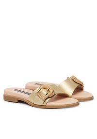 Hispanitas Klapki HV264816 C001 Złoty. Kolor: złoty. Materiał: skóra #3