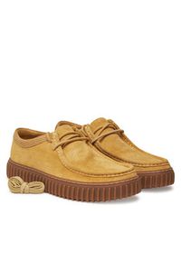 Clarks Półbuty Torhill Low 26180911 Żółty. Kolor: żółty. Materiał: skóra #4