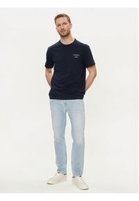 Tommy Jeans T-Shirt DM0DM18872 Granatowy Regular Fit. Kolor: niebieski. Materiał: bawełna #5