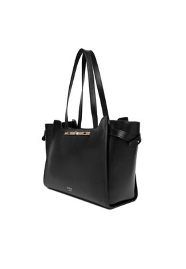 Guess Torebka HWAMGP L5481 Czarny. Kolor: czarny. Materiał: skórzane