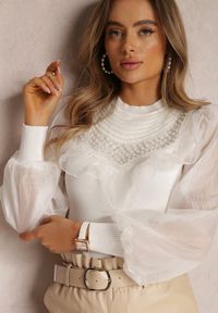 Renee - Biała Bluzka Rosilahi. Kolor: biały #1