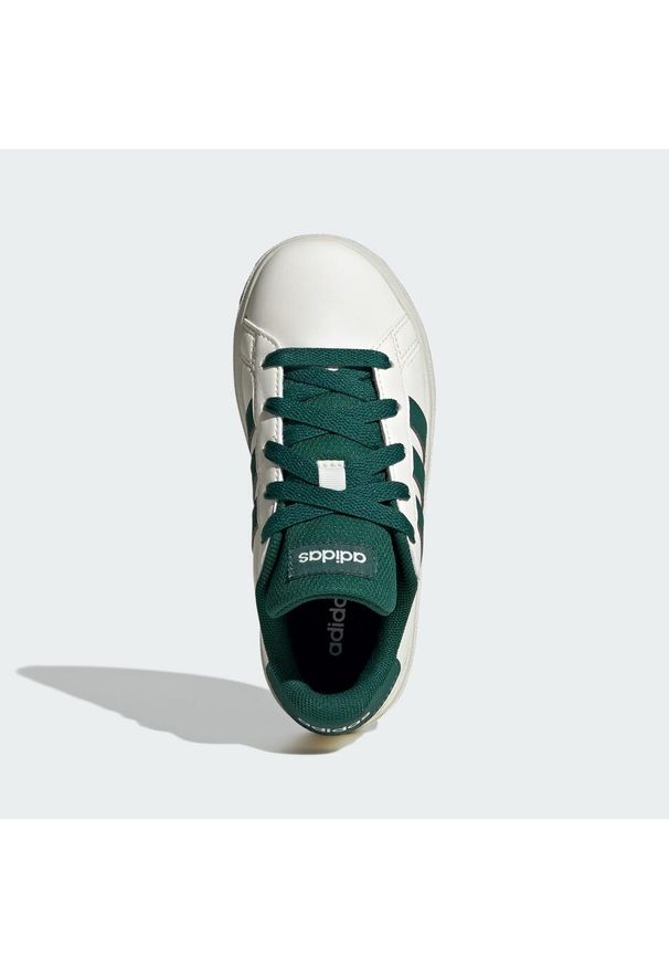 Adidas - Buty Grand Court Lifestyle Tennis Lace-Up. Kolor: czarny, zielony, biały, wielokolorowy. Materiał: materiał