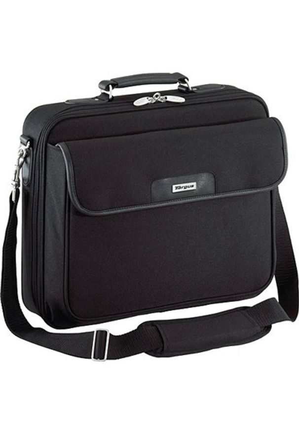 Czarna torba na laptopa TARGUS w paski