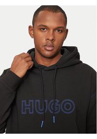 Hugo Bluza Nitlogohood 50521697 Czarny Regular Fit. Kolor: czarny. Materiał: bawełna #5