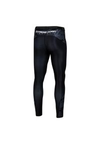 Legginsy sportowe męskie EXTREME HOBBY HAVOC. Kolor: czarny. Materiał: poliester, elastan