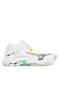 Buty halowe Mizuno. Kolor: biały. Model: Mizuno Wave #1