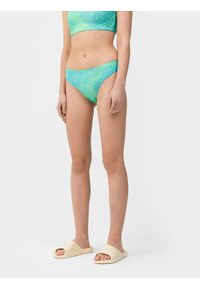 4f - 4F Dół od bikini damski XXL. Stan: podwyższony. Kolor: wielokolorowy. Materiał: włókno, dzianina, materiał. Wzór: gładki