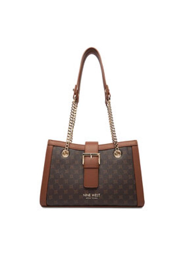 Nine West Torebka CEO-Karna-KY217 Brązowy. Kolor: brązowy