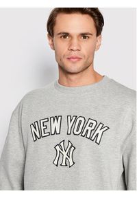New Era Bluza New York Yankees Heritage 12893150 Szary Oversize. Kolor: szary. Materiał: bawełna #5