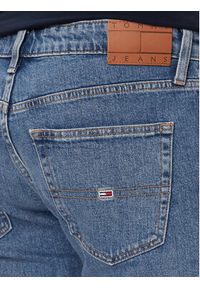 Tommy Jeans Szorty jeansowe Scanton DM0DM18797 Niebieski Slim Fit. Kolor: niebieski. Materiał: bawełna