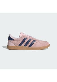 Adidas - Buty Breaknet Sleek. Kolor: brązowy, niebieski, wielokolorowy, różowy. Wzór: gładki. Styl: klasyczny, sportowy