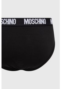 Moschino Underwear slipy (2-pack) męskie kolor czarny. Kolor: czarny