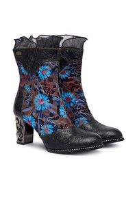 Laura Vita Botki Ledao 01 Czarny. Kolor: czarny. Materiał: skóra #6