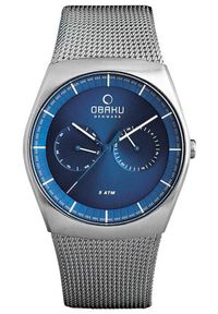 OBAKU - Zegarek męski Obaku Denmark V176GMCLMC srebrny. Kolor: srebrny #1