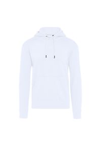 SG - Bluza Z Kapturem Unisex Dla Dorosłych Bez Metki. Typ kołnierza: kaptur. Kolor: biały